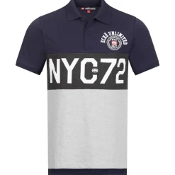 Ecko Unltd. Premium Herren Polo-Shirt EFM04794-NAVY