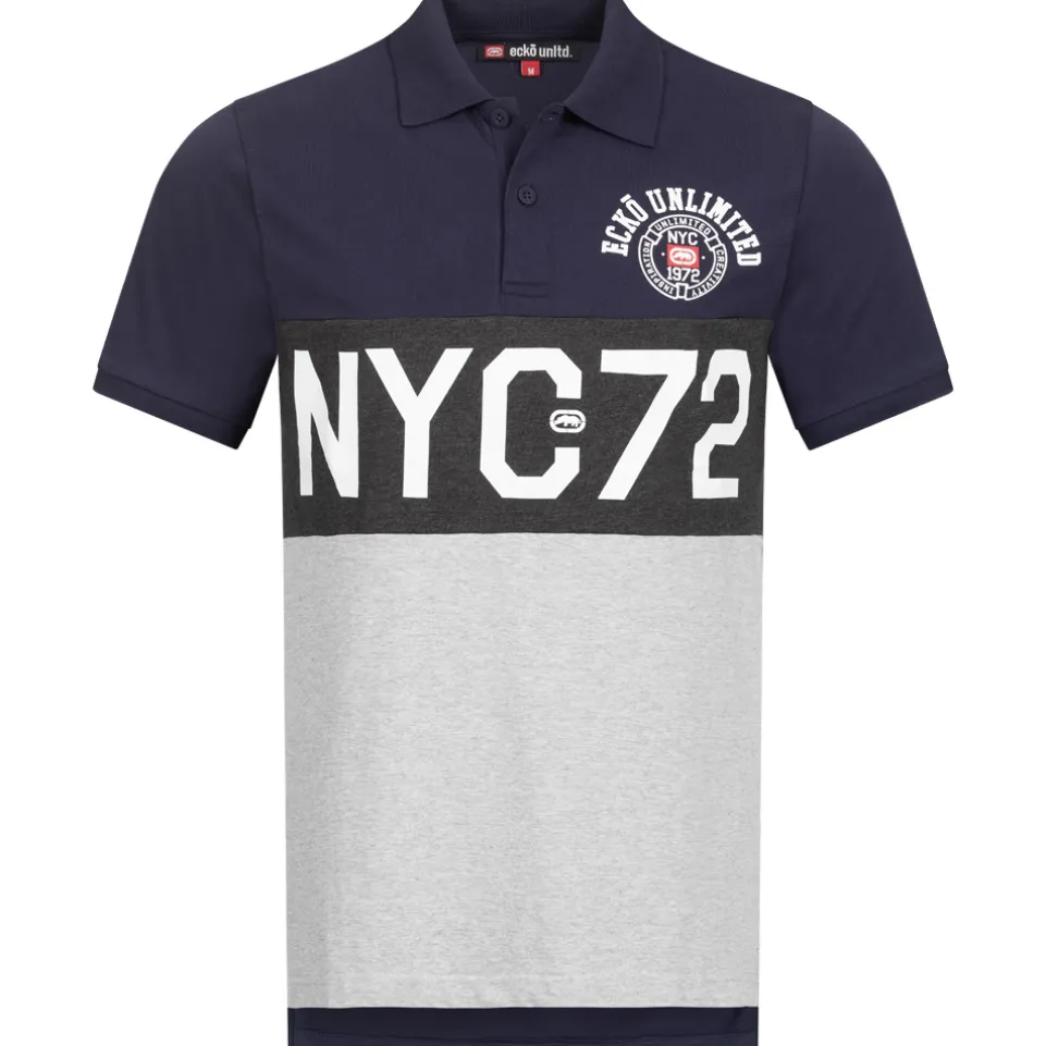 Ecko Unltd. Premium Herren Polo-Shirt EFM04794-NAVY