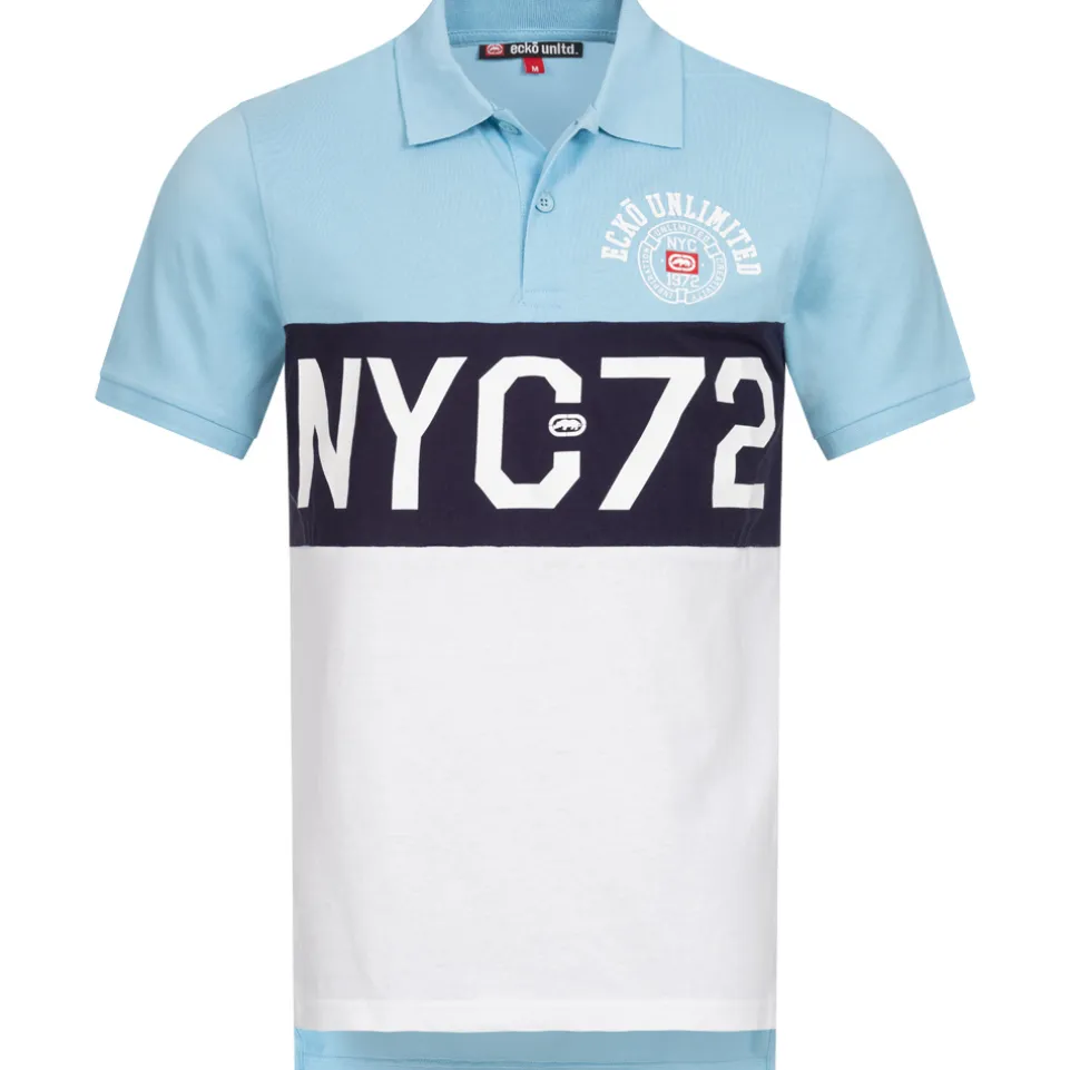 Ecko Unltd. Premium Herren Polo-Shirt EFM04794-BLUE