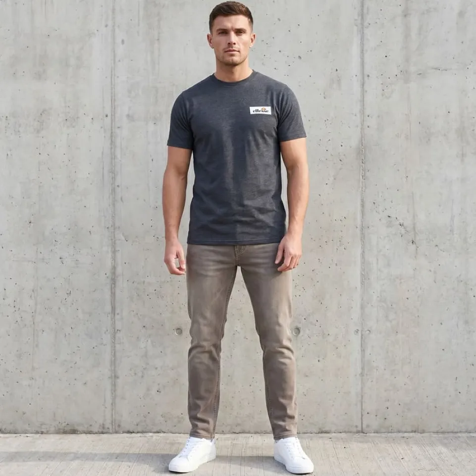 ellesse Applique Patch Logo Herren T-Shirt SBL24880-014