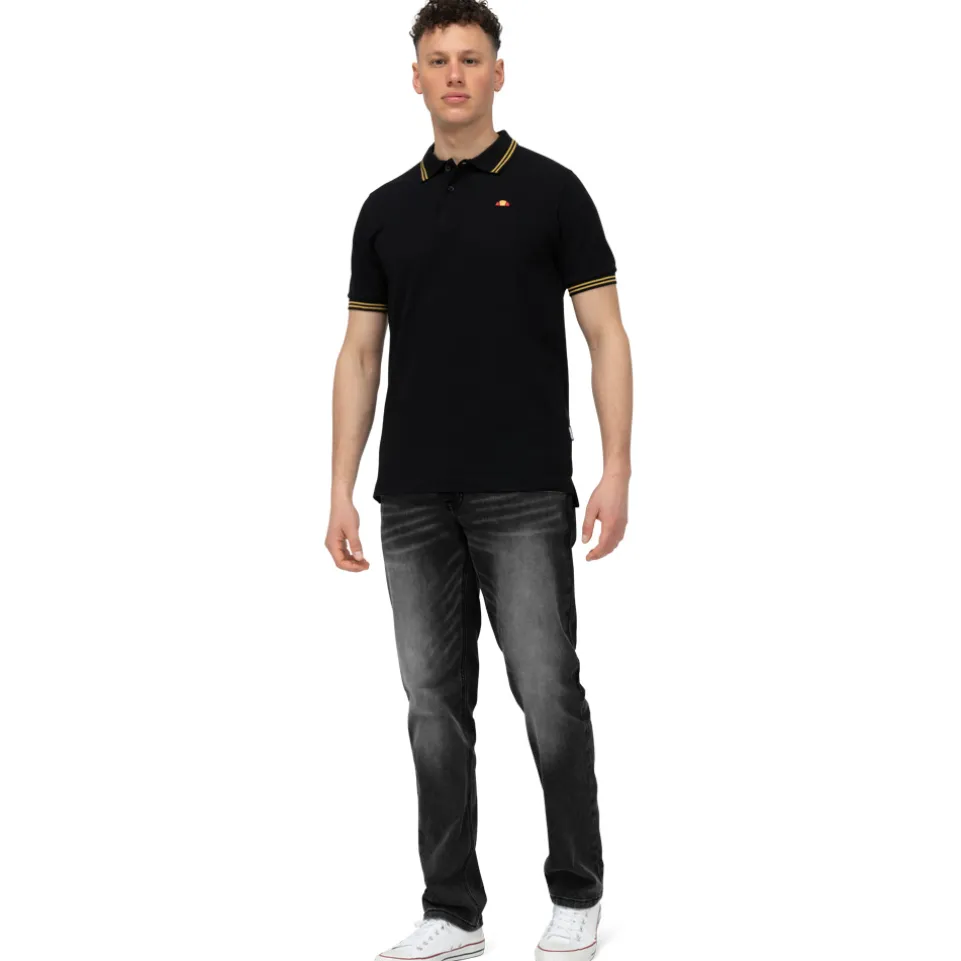 ellesse Dioran Twin Tipped Herren Polo-Shirt SBS22445-BLACK/GOLD