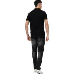 ellesse Dioran Twin Tipped Herren Polo-Shirt SBS22445-BLACK/GOLD