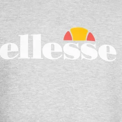 ellesse Kanya Crew Herren Sweatshirt SOP24044-Lt Grey Marl