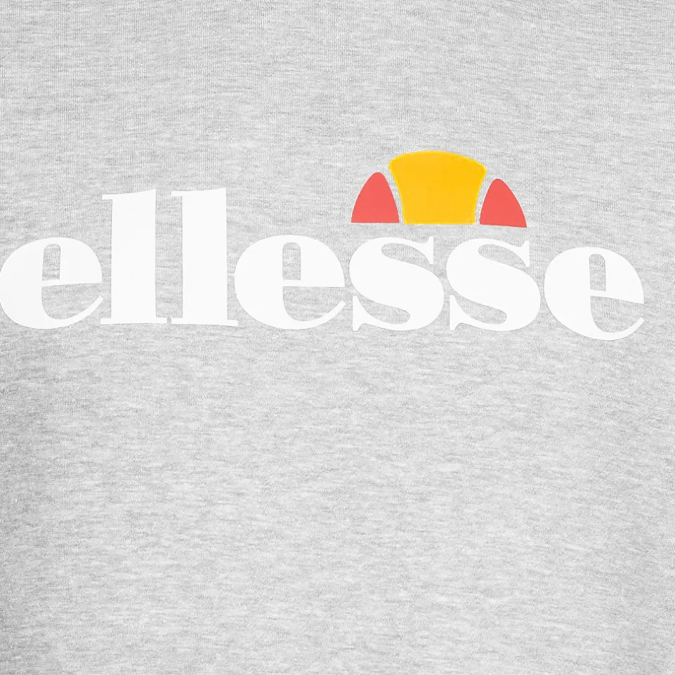 ellesse Kanya Crew Herren Sweatshirt SOP24044-Lt Grey Marl