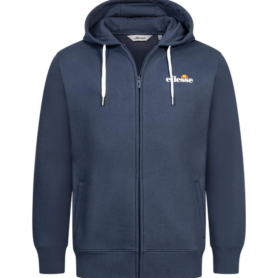 ellesse Klemerio Full Zip Herren Kapuzen Sweatjacke SOP23857-Navy