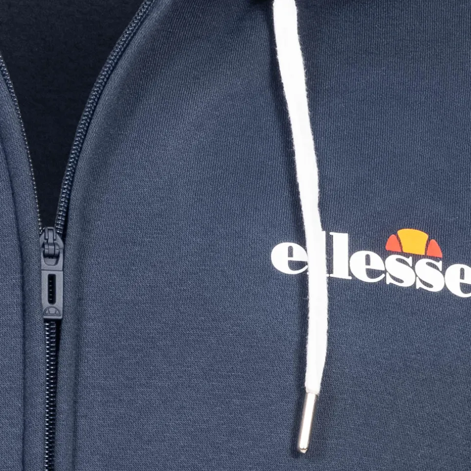 ellesse Klemerio Full Zip Herren Kapuzen Sweatjacke SOP23857-Navy