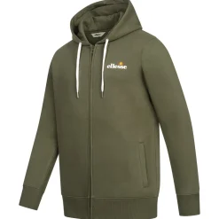 ellesse Klemerio Full Zip Herren Kapuzen Sweatjacke SOP23857-Khaki