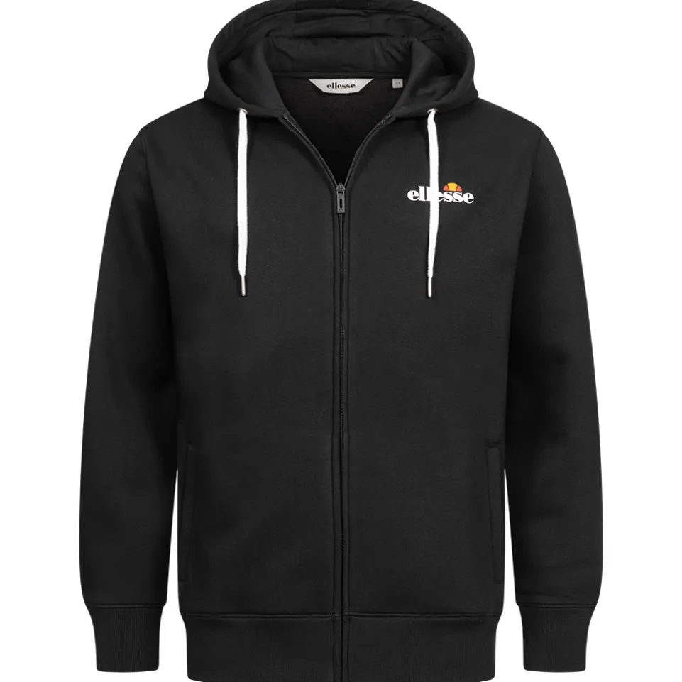ellesse Klemerio Full Zip Herren Kapuzen Sweatjacke SOP23857-Black