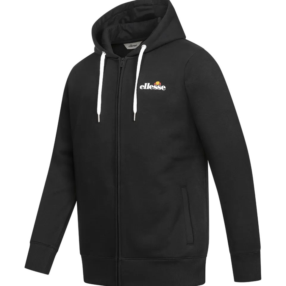 ellesse Klemerio Full Zip Herren Kapuzen Sweatjacke SOP23857-Black