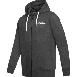 ellesse Klemerio Full Zip Herren Kapuzen Sweatjacke SOP23857-Dk Grey