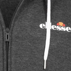 ellesse Klemerio Full Zip Herren Kapuzen Sweatjacke SOP23857-Dk Grey