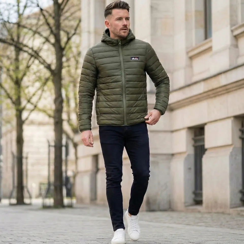 ellesse Mazzarino Herren Winterjacke SOP23829-Khaki