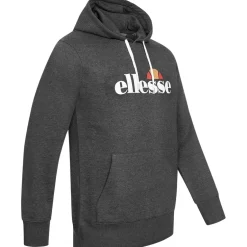 ellesse Monesiglio Hoody Herren Kapuzen Sweatshirt SOP23865-Dk Grey