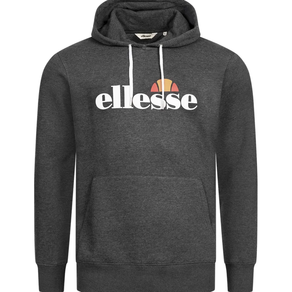 ellesse Monesiglio Hoody Herren Kapuzen Sweatshirt SOP23865-Dk Grey