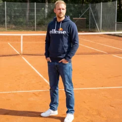 ellesse Monesiglio Hoody Herren Kapuzen Sweatshirt SOP23865-Navy