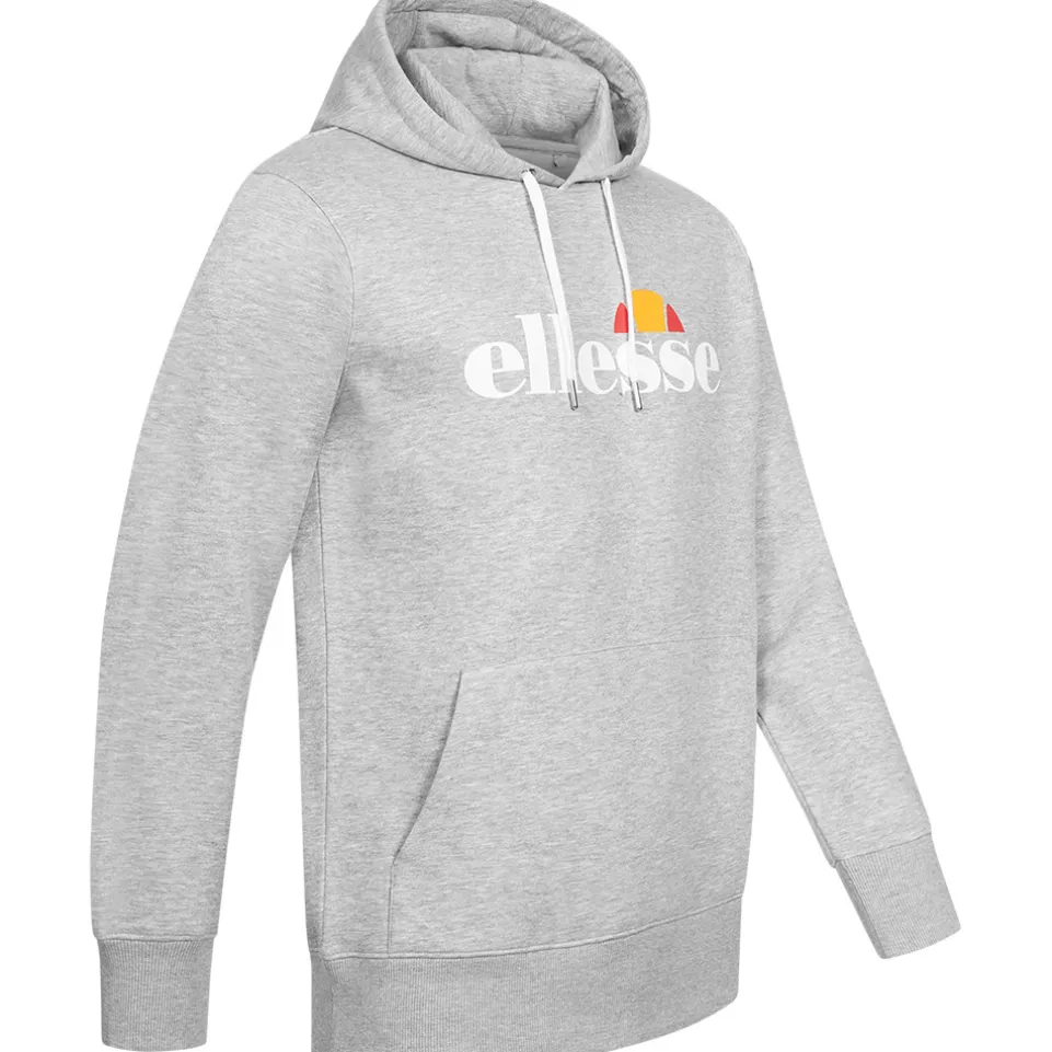 ellesse Monesiglio Hoody Herren Kapuzen Sweatshirt SOP23865-Lt Grey Marl