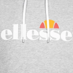 ellesse Monesiglio Hoody Herren Kapuzen Sweatshirt SOP23865-Lt Grey Marl