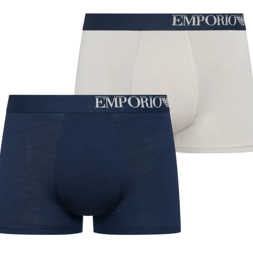EMPORIO ARMANI Soft Touch Herren Boxershorts 2er-Pack 111210-4R733-19555