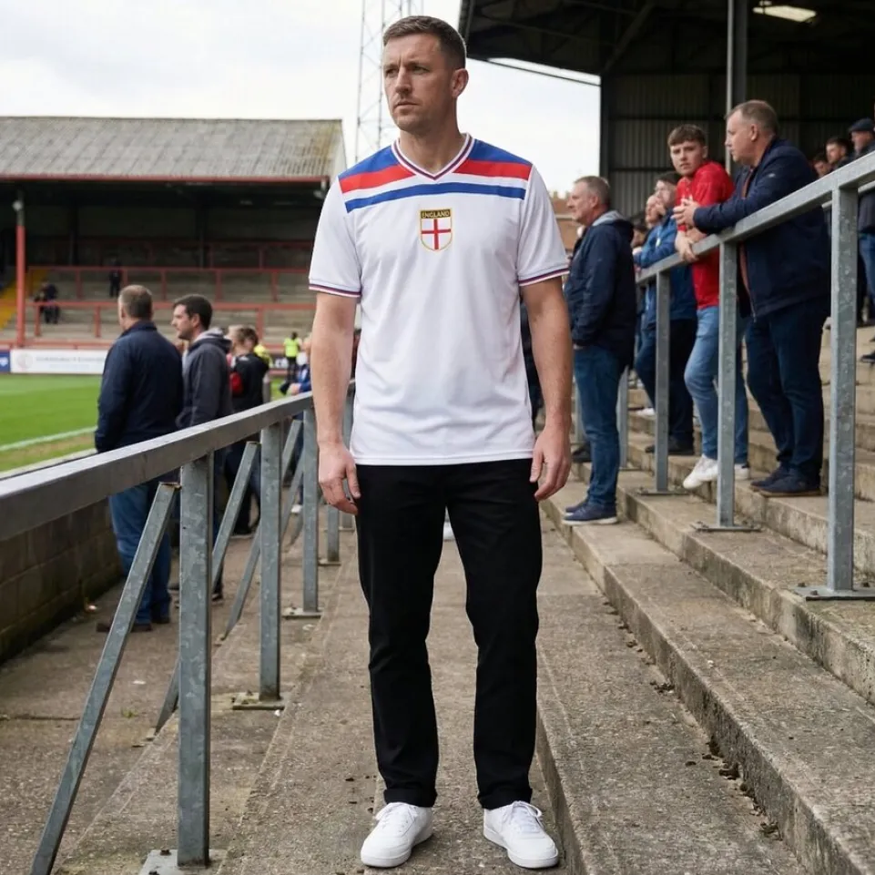 England "Retro History" JELEX Herren Trikot