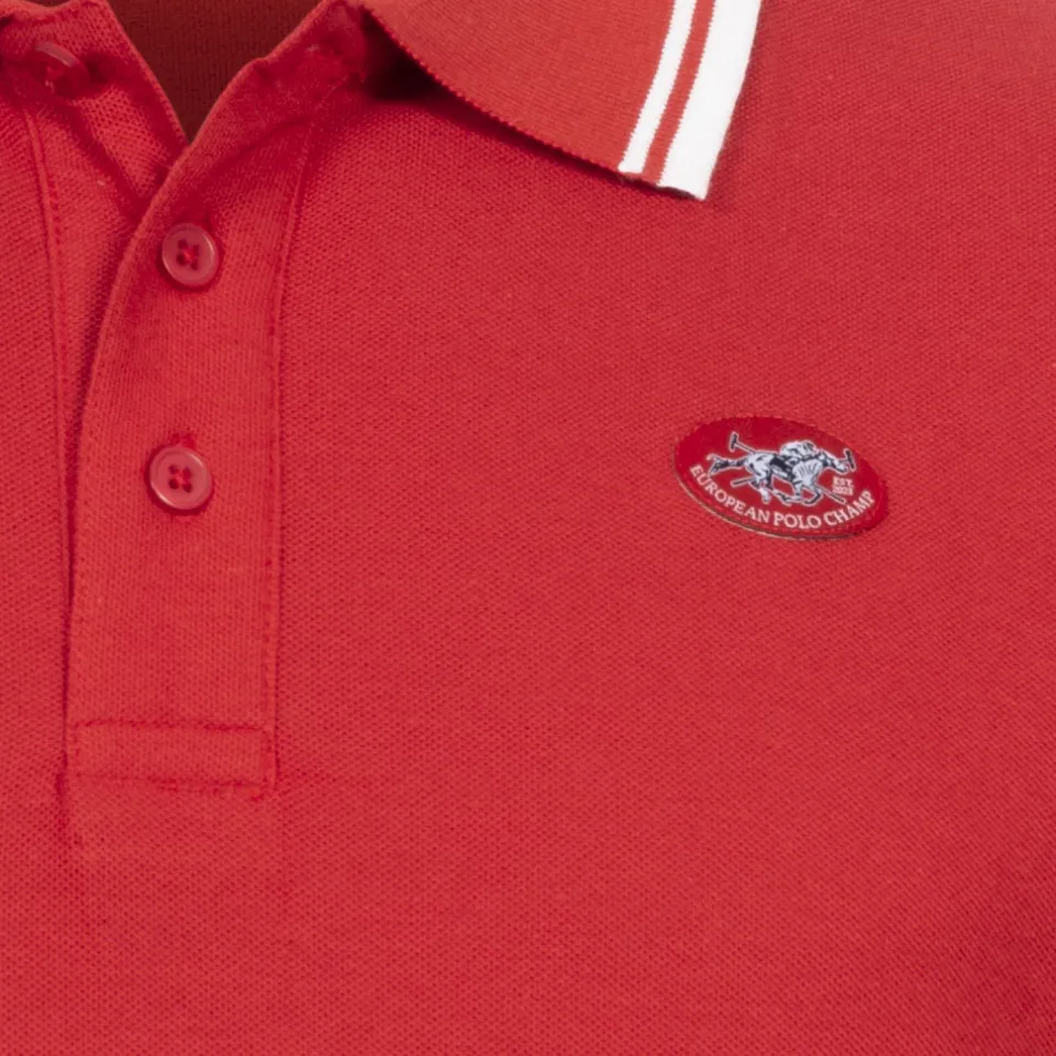 EUROPEAN POLO CHAMP Herren Polo-Shirt EPCPOLOS-ROT