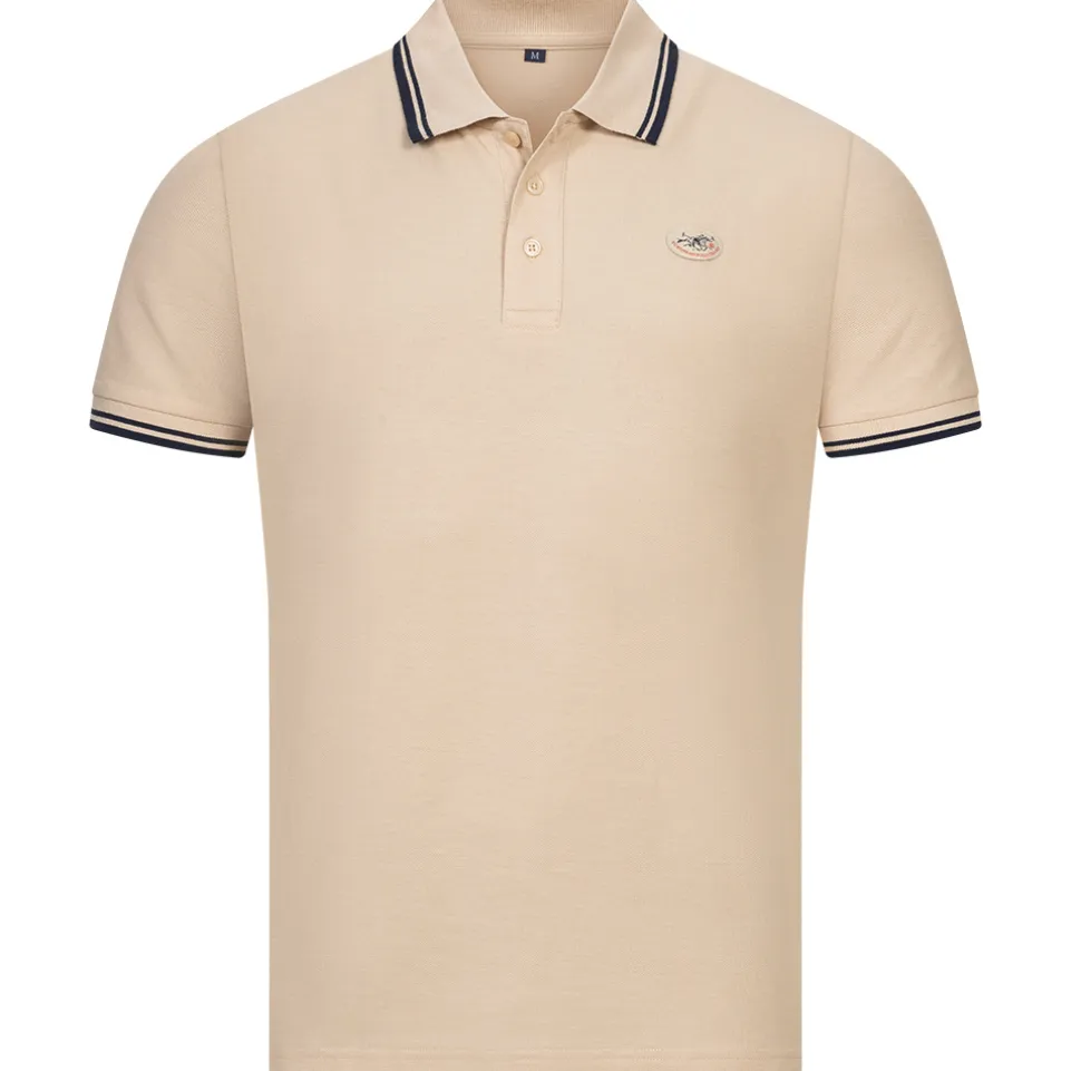 EUROPEAN POLO CHAMP Herren Polo-Shirt EPCPOLOS-BEIGE