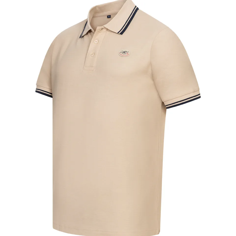 EUROPEAN POLO CHAMP Herren Polo-Shirt EPCPOLOS-BEIGE