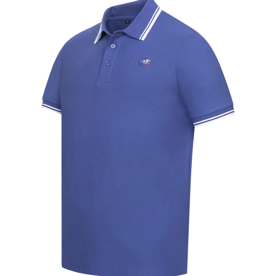 EUROPEAN POLO CHAMP Herren Polo-Shirt EPCPOLOS-BLAU