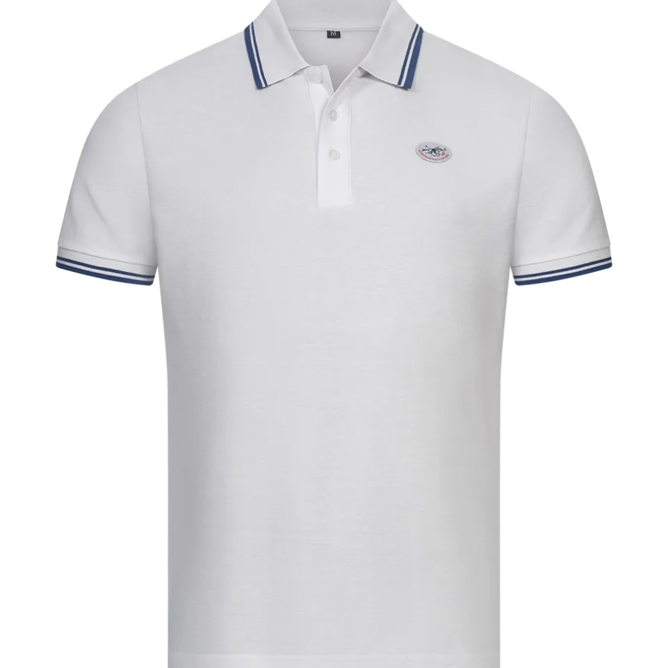 EUROPEAN POLO CHAMP Herren Polo-Shirt EPCPOLOS-WEISS