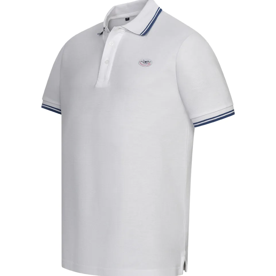 EUROPEAN POLO CHAMP Herren Polo-Shirt EPCPOLOS-WEISS