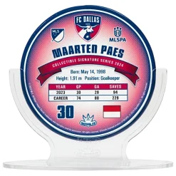 FC Dallas Maarten Paes #30 Fußball Sammlerstück 14 cm 850056417389
