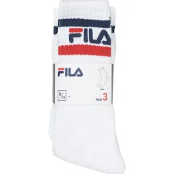 FILA Unisex Sportsocken "Falk" 3 Paar weiß FS24T001-100-White