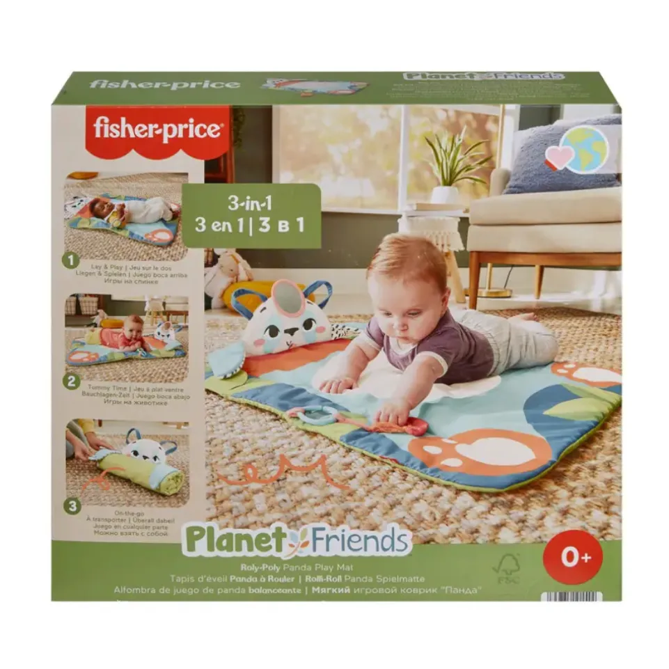Fisher-Price Panda Baby 3-in-1 Spielmatte HKD65