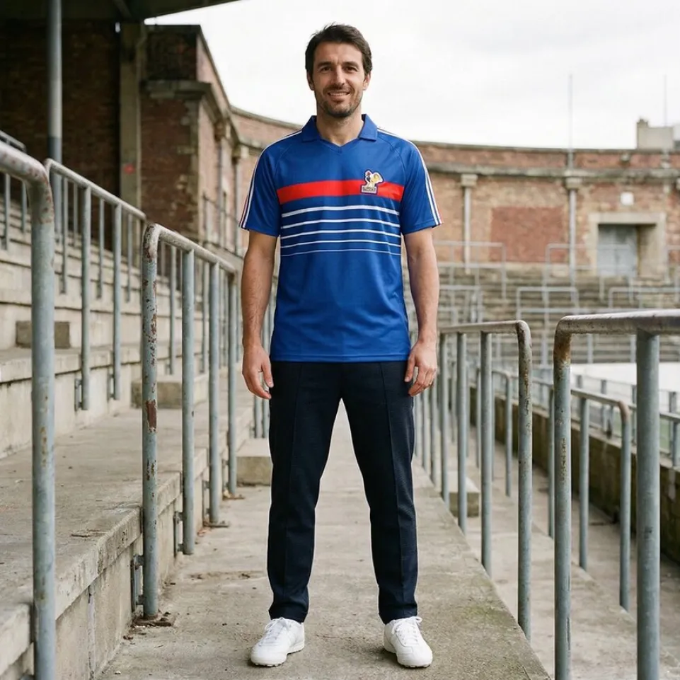 Frankreich "Retro History" JELEX Herren Trikot