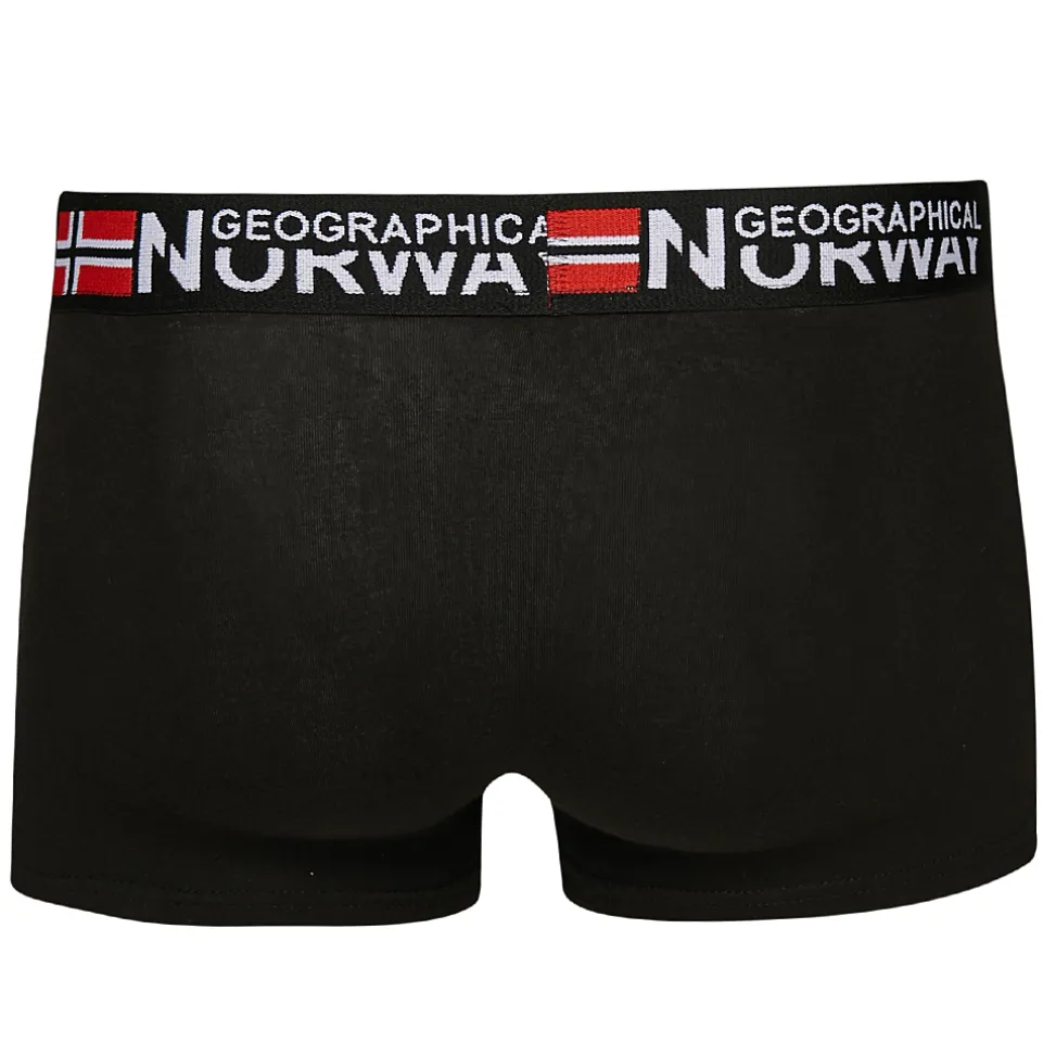 Geographical Norway Herren Boxershorts 3er-Pack schwarz Pack-3-Black