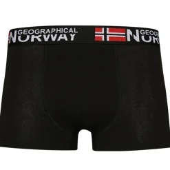 Geographical Norway Herren Boxershorts 3er-Pack schwarz Pack-3-Black