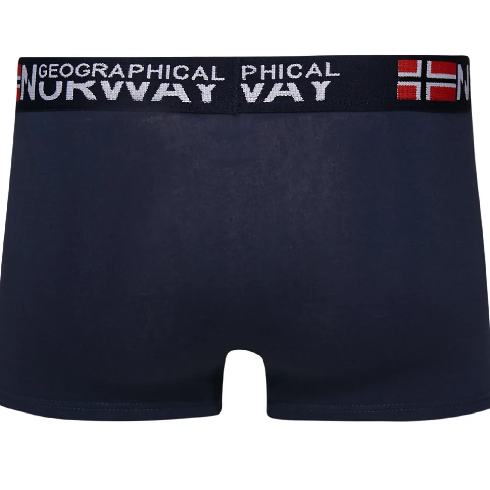 Geographical Norway Herren Boxershorts 3er-Pack navy Pack-3-Navy