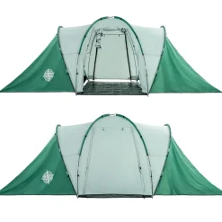 GOGLAND "Big Camping" Premium 6 Personen Zelt mit 2 Kabinen