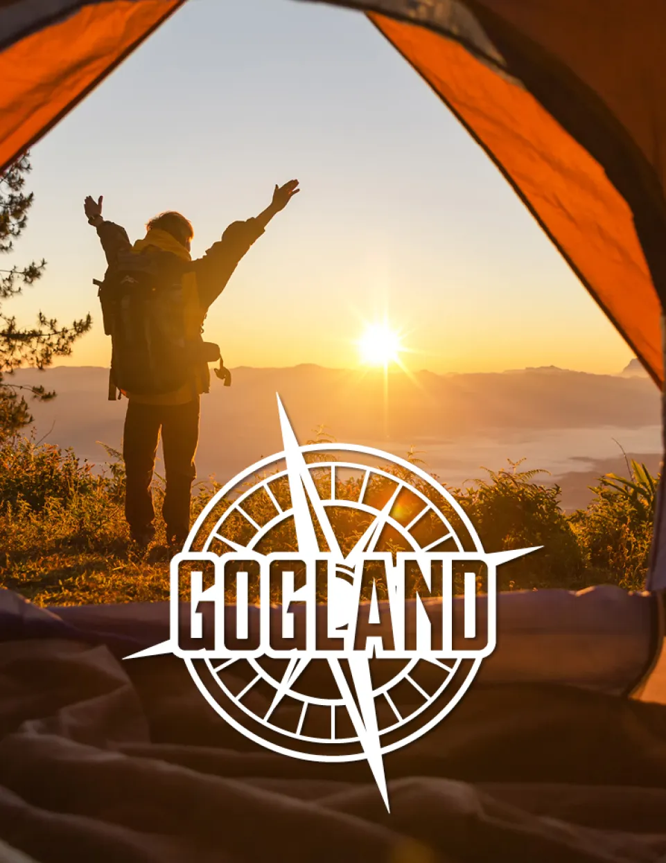 GOGLAND "Big Camping" Premium 6 Personen Zelt mit 2 Kabinen