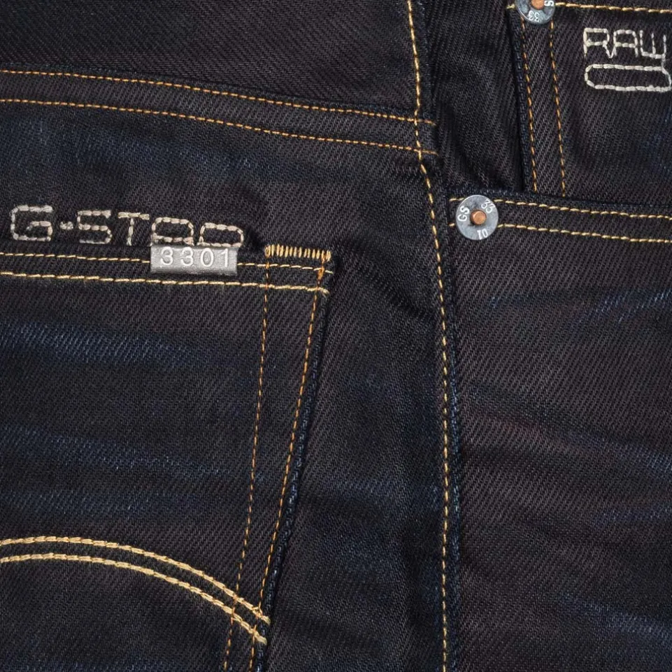 G-STAR RAW 3301 Straight Fit Herren Jeans 50128-4639-5056