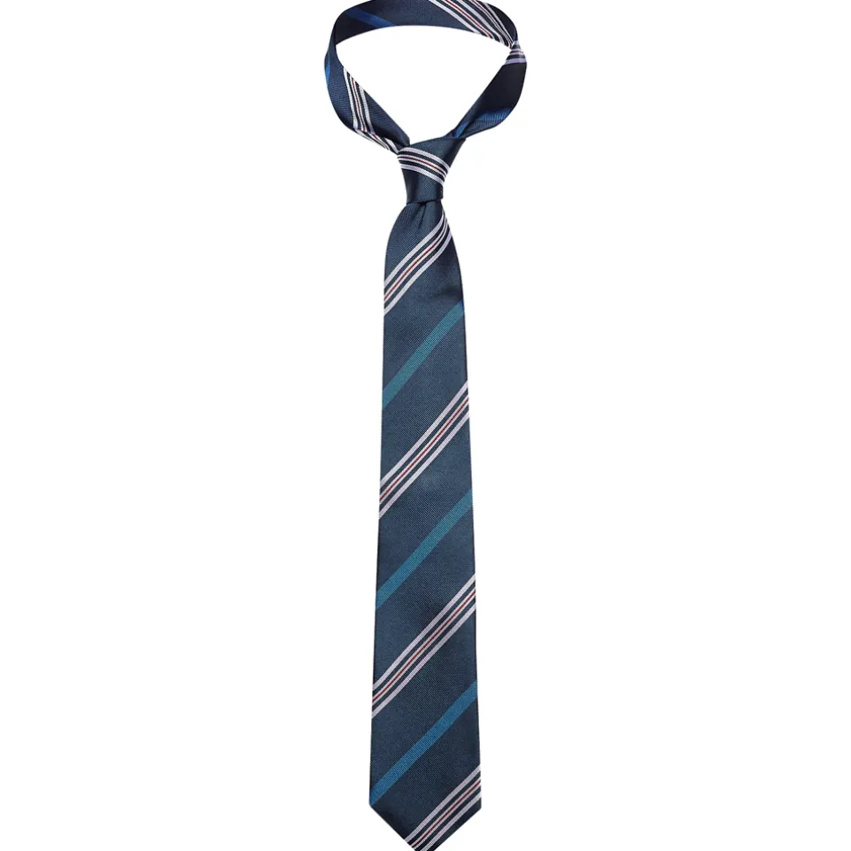 Hackett London Elegant Regatta Stripe Seide Krawatte HM053206-595