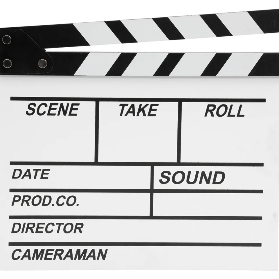 HIDETOSHI WAKASHIMA "Japan`s Director" Filmklappe weiß