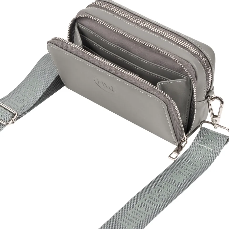 HIDETOSHI WAKASHIMA "Takameru" Schultertasche grey