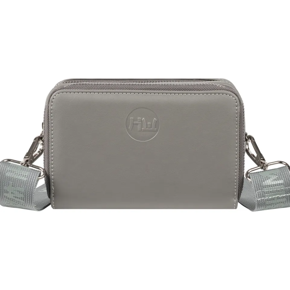 HIDETOSHI WAKASHIMA "Takameru" Schultertasche grey