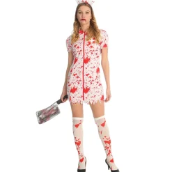 Horror Krankenschwester Damen Kostüm "Bloody Nurse" MIESEPETER®