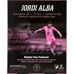 Inter Miami Jordi Alba #18 Fußball Sammlerstück 14 cm 850056417303