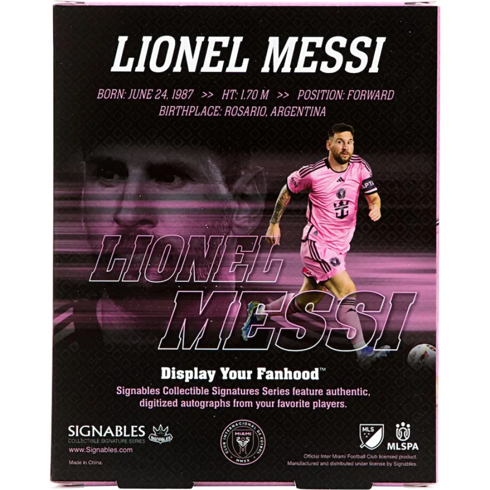 Inter Miami Lionel Messi #10 Fußball Sammlerstück 14 cm 850056417327