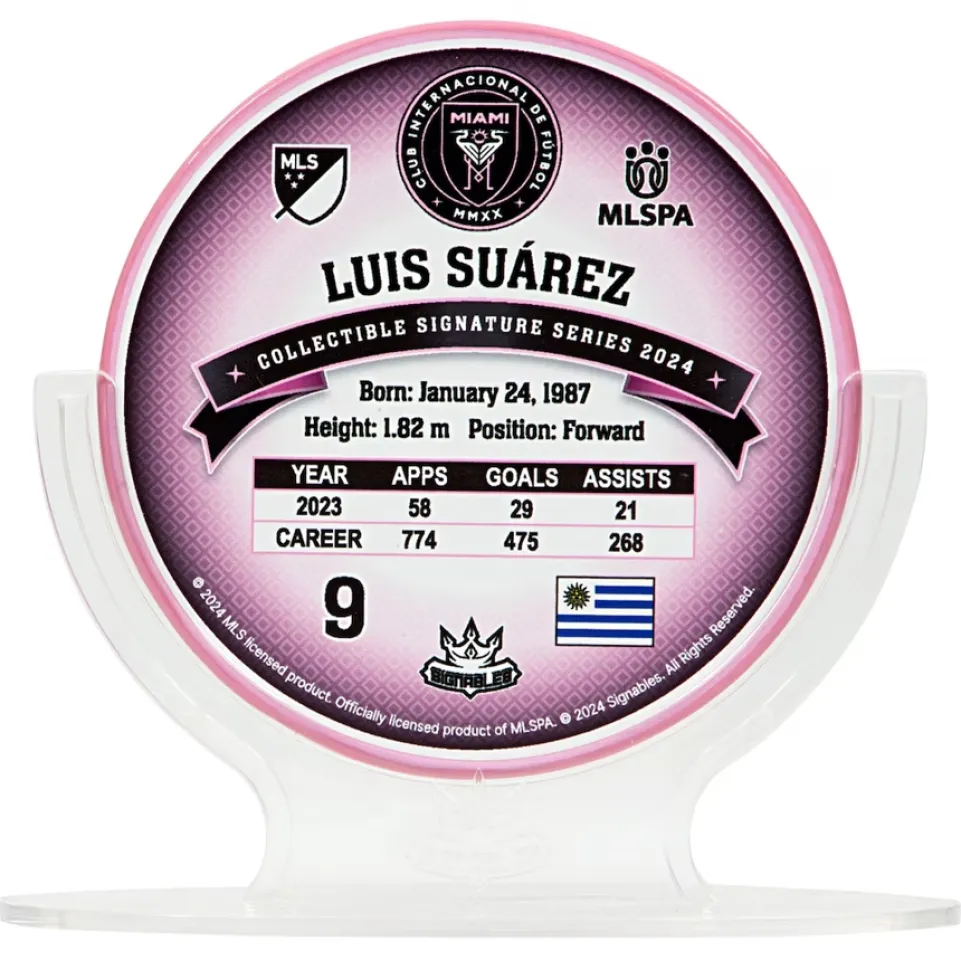 Inter Miami Luis Suarez #9 Fußball Sammlerstück 14 cm 850056417334