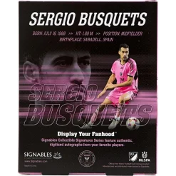 Inter Miami Sergio Busquets #5 Fußball Sammlerstück 14 cm 850056417310