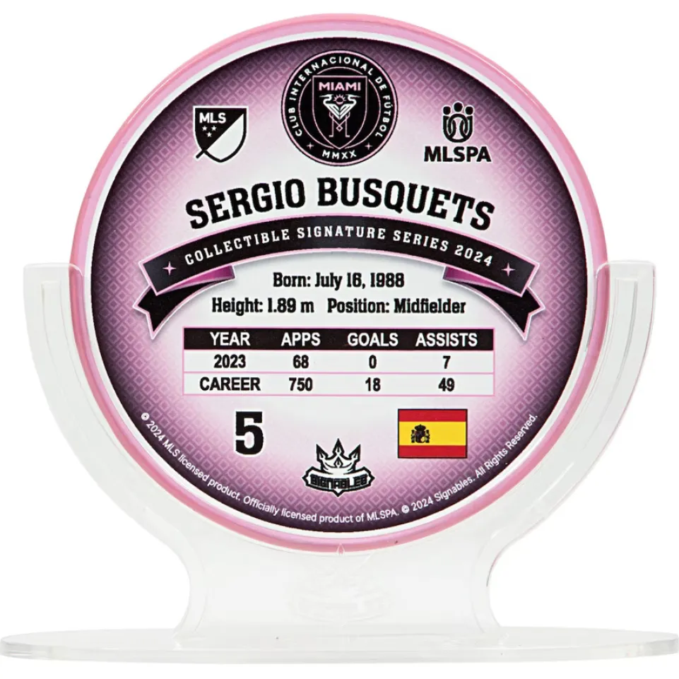 Inter Miami Sergio Busquets #5 Fußball Sammlerstück 14 cm 850056417310