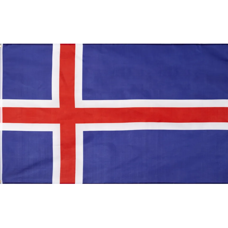 Island Flagge MUWO "Nations Together" 90 x 150 cm